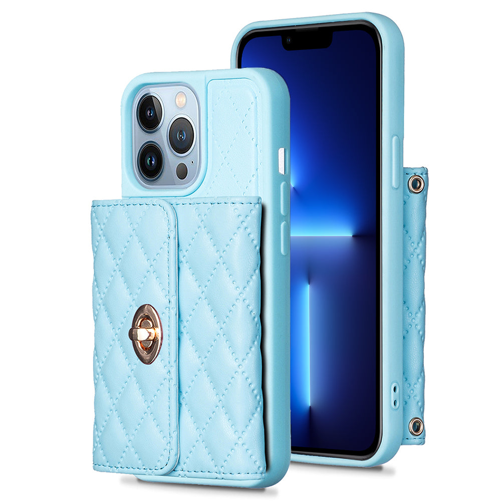 BF21 Kickstand PU Leather TPU Shell for iPhone 13 Pro 6.1 inch Card Holder Shockproof Phone Case BF21 Kickstand PU Leather TPU Shell for iPhone 13 Pro 6.1 inch Card Holder Shockproof Phone Case